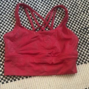 Women's CRZ Yoga Red Strappy Bralette